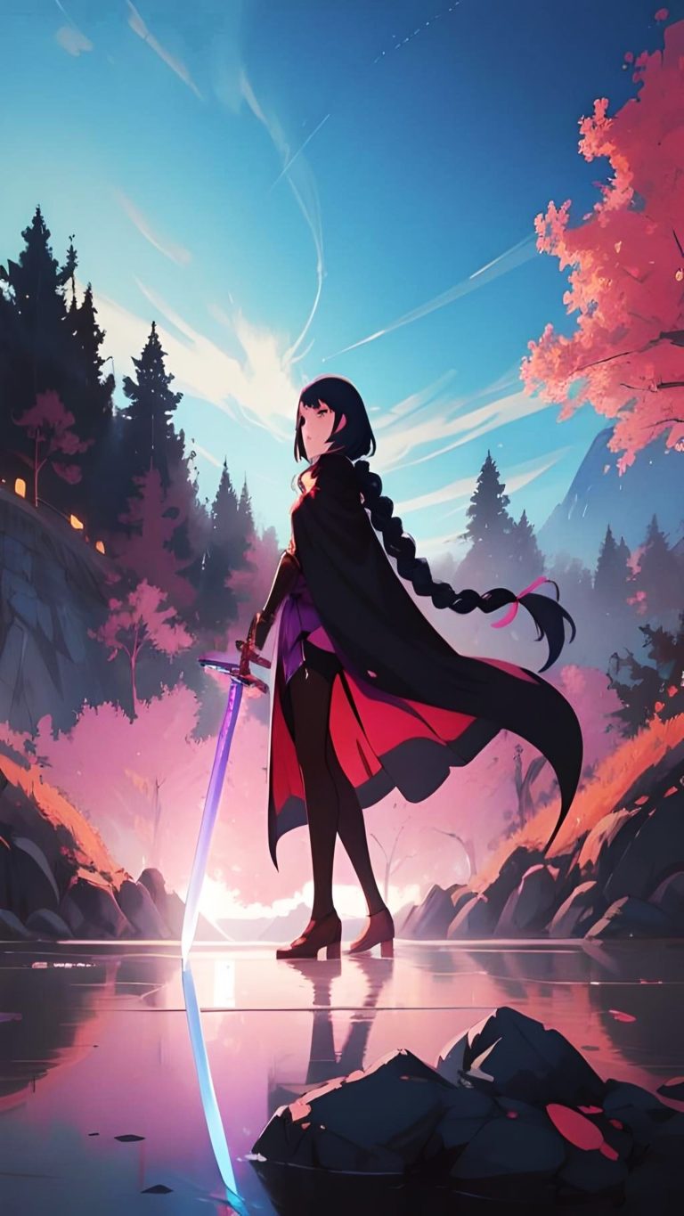 anime-wallpaper-iphone-16-cloak-sword-nature