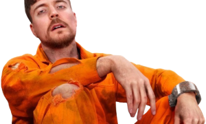 download-mrbeast-png-orange-shirt-i-spent-7-days-in-solitary-confinement