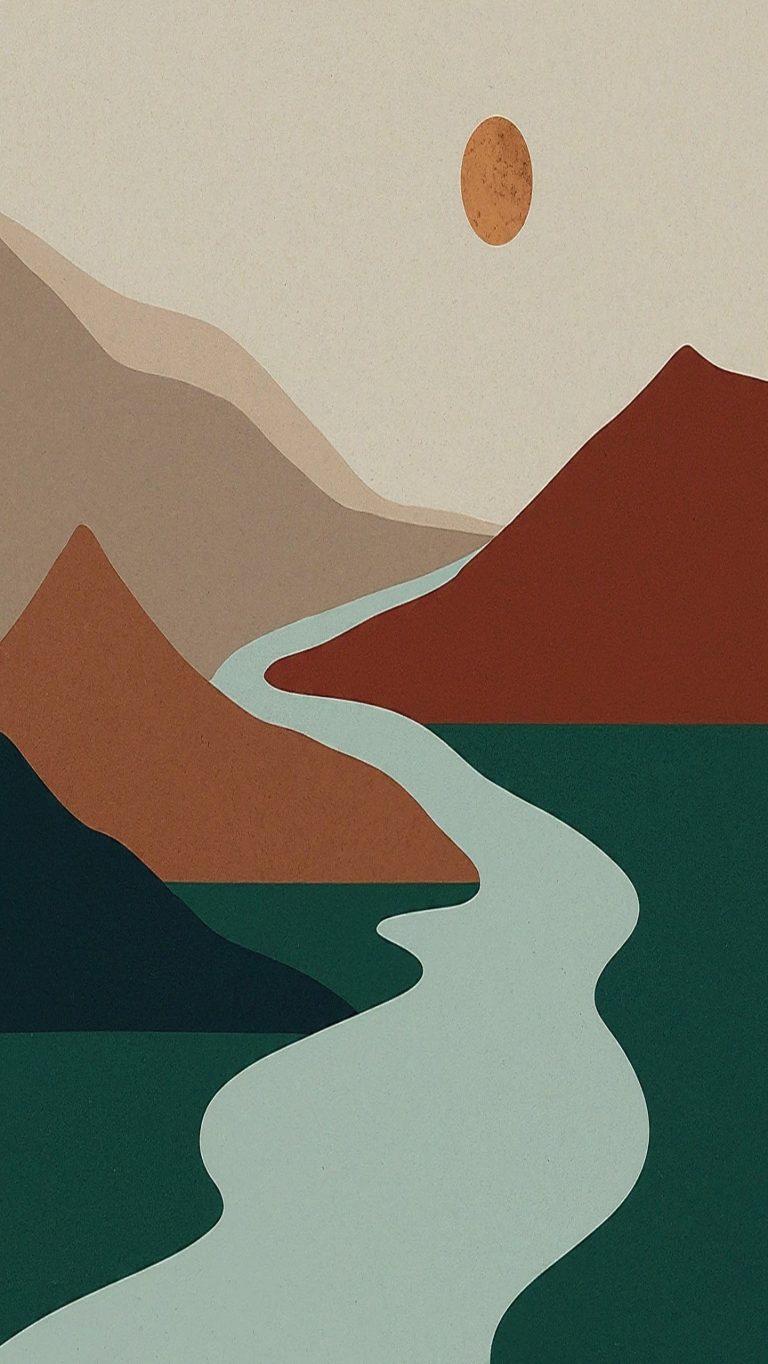 wallpaper-samsung-a55-mountain-minimal-painting